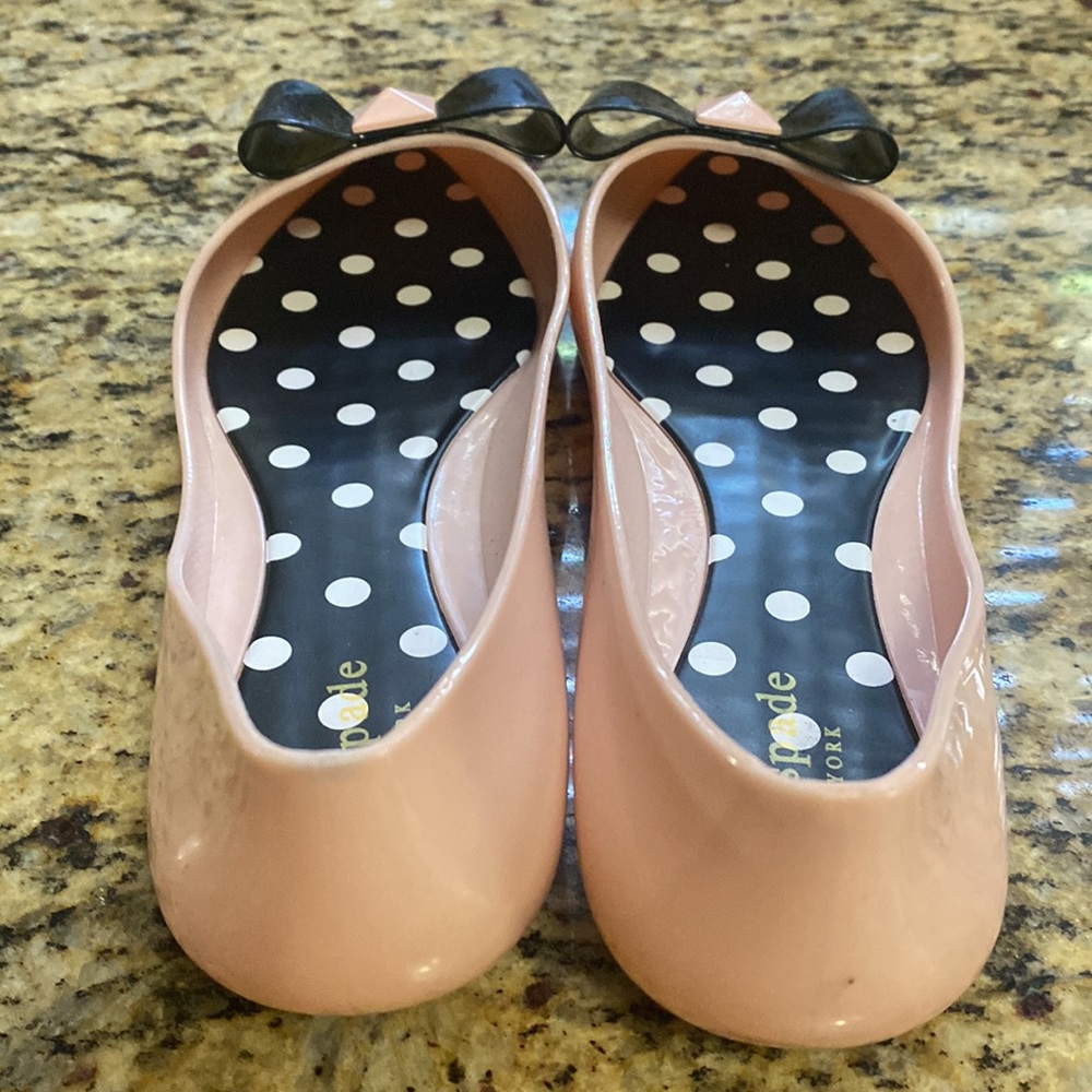 Kate Spade Jelly/ Rubber Flats Shoes Size 9 - Picture 4 of 10